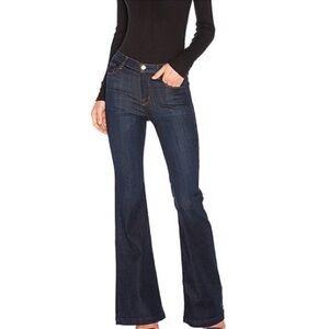 J brand Classic Flare Denim Blue Mid Rise Jeans Size 27